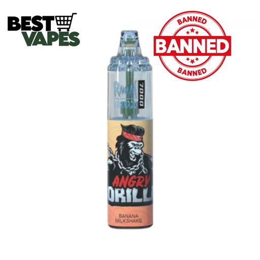 Banana Milkshake RandM Tornado 7000 Puffs Disposable Vape
