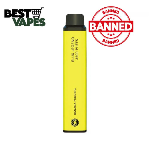 Banana Pudding Elux Legend Pro 3500 Puffs Disposable Vape