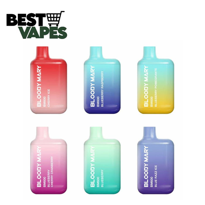 Bloody Mary BM600 Puffs Disposable Vape | 30+ Flavours