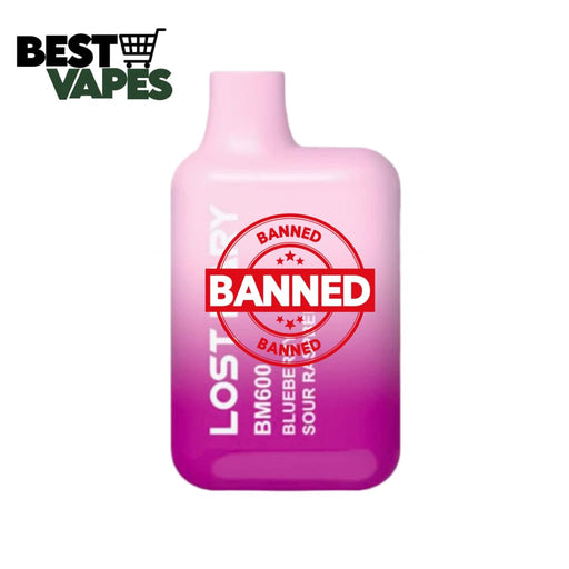 Blue Sour Raspberry Lost Mary BM600