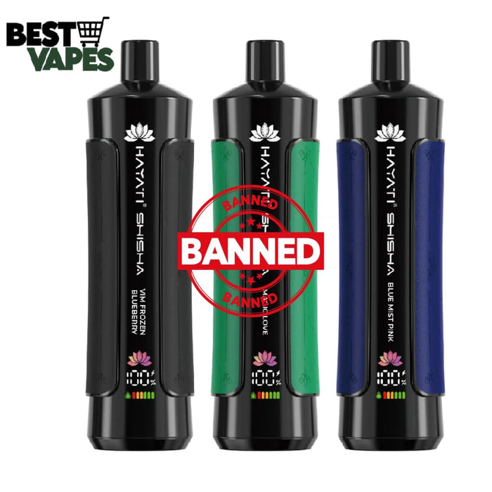 Box Of 10 Hayati Shisha 15000 Disposable Vape || Best Price Electronic Cigarettes