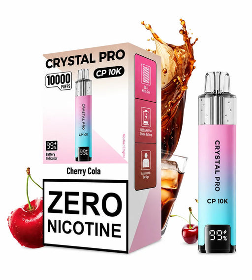 Crystal Pro CP 10K zero nicotine rechargeable vape devices