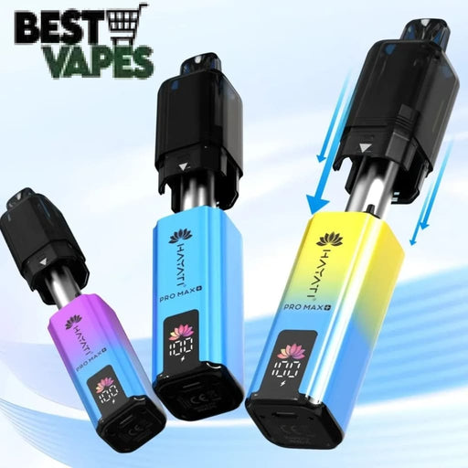 Hayati Pro Max + 6000 Puffs Replacement Pods Electronic Cigarettes