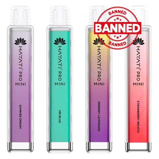 Hayati Pro Mini 600 Puffs Disposable Vape | 3 for £10! | All Flavours Electronic Cigarettes