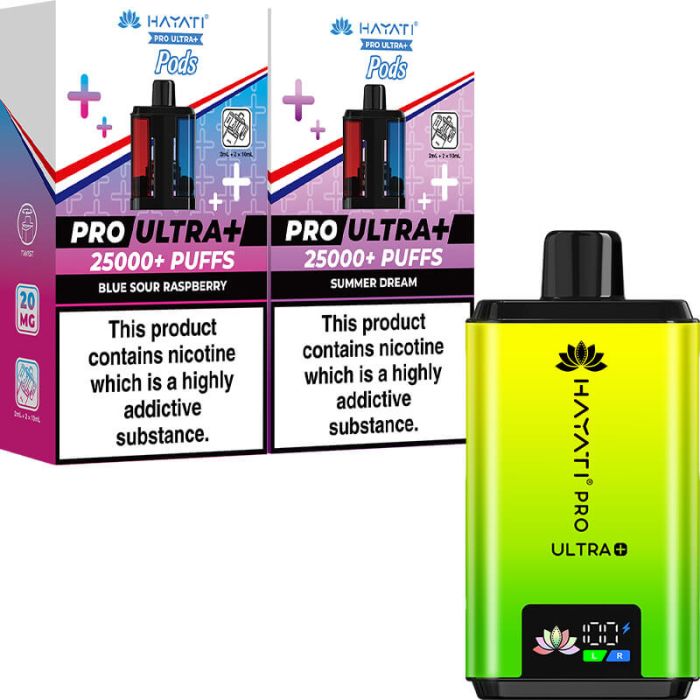 Hayati Mystery Starter Vape Kit – 1 Vape Kit + 2 Pods | Next-Day UK Delivery