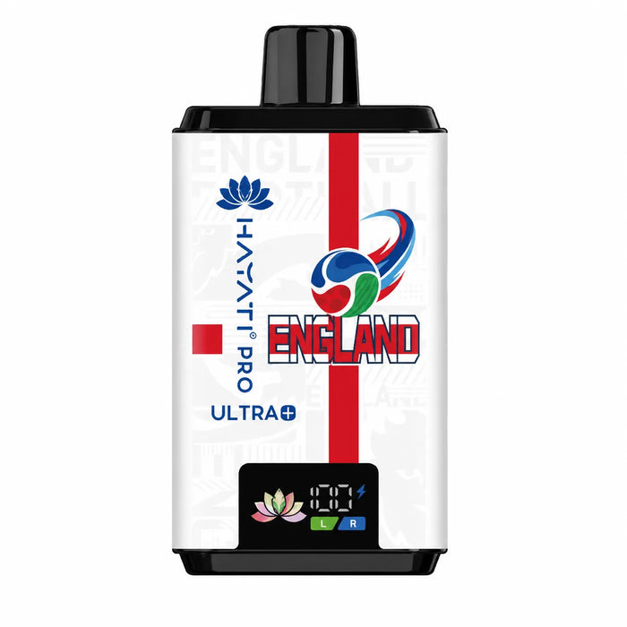 Hayati Pro Ultra Plus 25000 England Football Limited Edition vape device