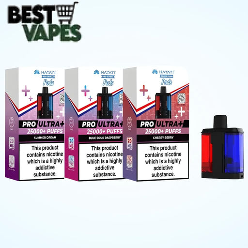 Hayati Pro Ultra Plus 25000 Puffs Replacement Pods Electronic Cigarettes