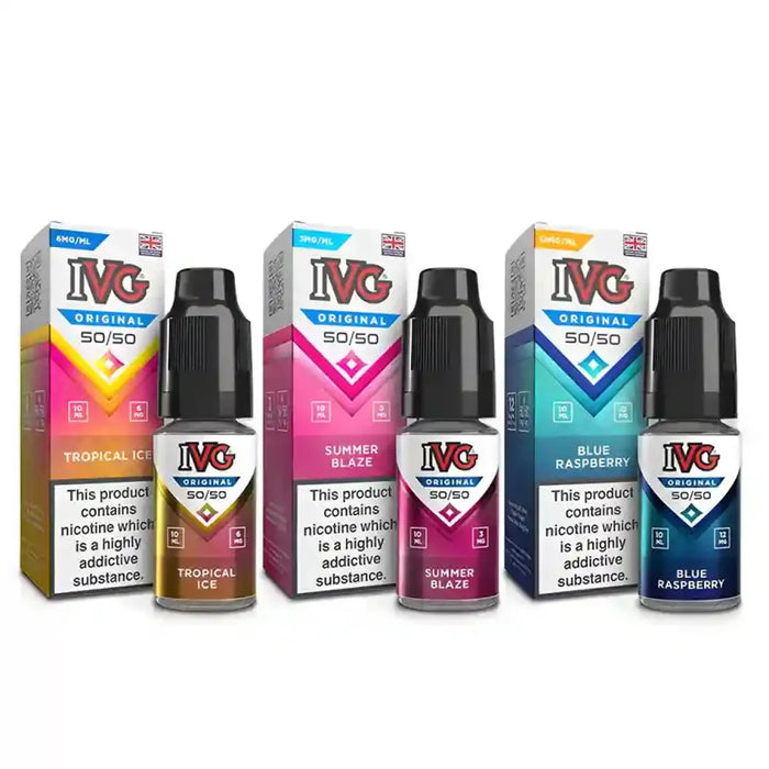 IVG 50/50 Original Nic Salts – £2.99 | Any 5 For £10.99