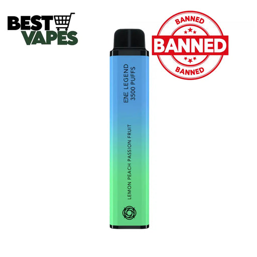 Lemon Peach Passion Fruit Elux Legend 3500 Puffs
