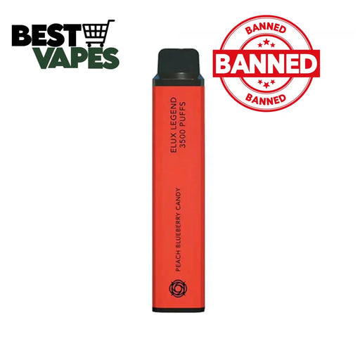 Peach Blueberry Candy Elux Legend 3500 Puffs