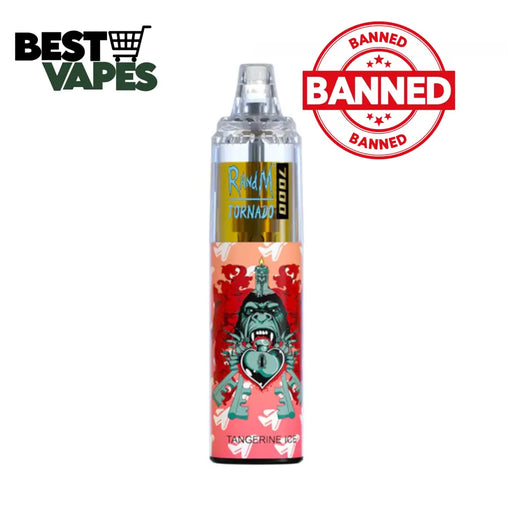 Tangerine Ice RandM Tornado 7000