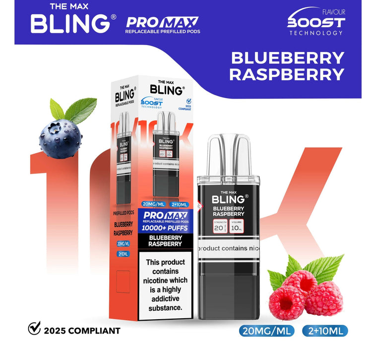 the-bling-10k-pro-max-replacement-pods-box-of-5-blueberry-raspberry-bestvapes