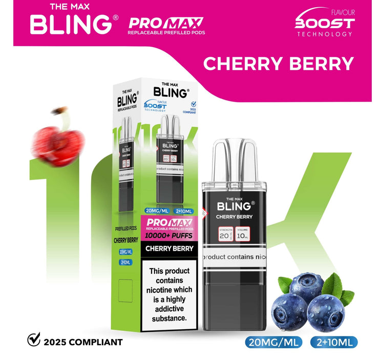 the-bling-10k-pro-max-replacement-pods-box-of-5-cherry-berry-bestvapes
