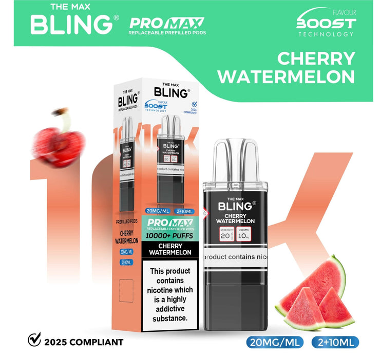 the-bling-10k-pro-max-replacement-pods-box-of-5-cherry-watermelon-bestvapes