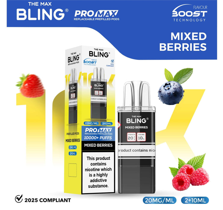 the-bling-10k-pro-max-replacement-pods-box-of-5-mixed-berries-bestvapes