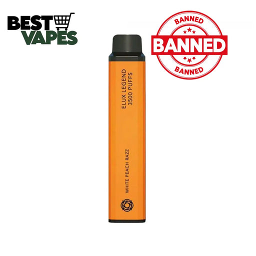 White Peach Razz Elux Legend 3500 Puffs